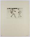 ANDRÉ DUNOYER DE SEGONZAC Group of 10 boxing etchings.